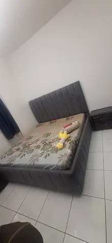 Comfortable King Size Bed with 2 side table and Mattress