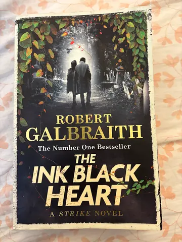 The Ink Black Heart Robert Galbraith Paperback book