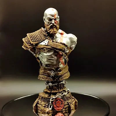 Kratos Bust Figure