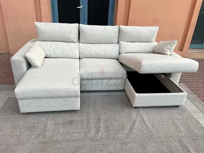 Same like new Condition Ikea Eskelstuna SofaBed With storage beige