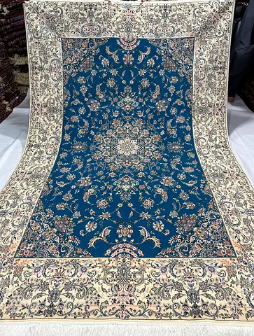 3x2m Naeen Persian Carpet Handmade Brand New Piece