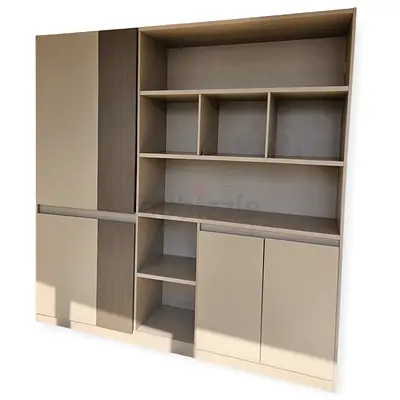 Stylish Modern Cabinet with Multiple Shelves