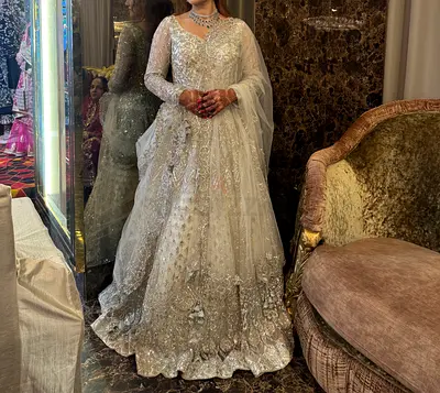 Elegant Bridal Dress with Intricate Embroidery