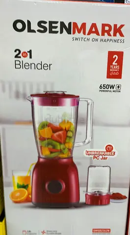 Olsenmark 2-in-1 Blender - Powerful  Versatile