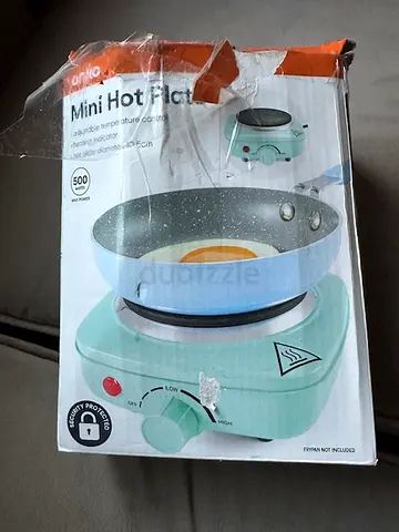 Cute Duno Mini Hot Plate - Perfect for Quick Meals