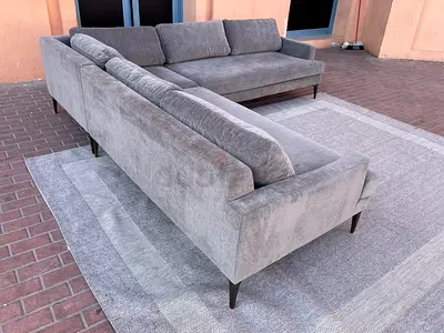 Comfortable West Elm Ãndes Corner Sofa Perfect Condition