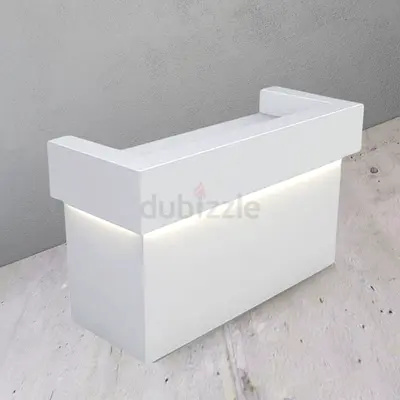 White Reception desk
