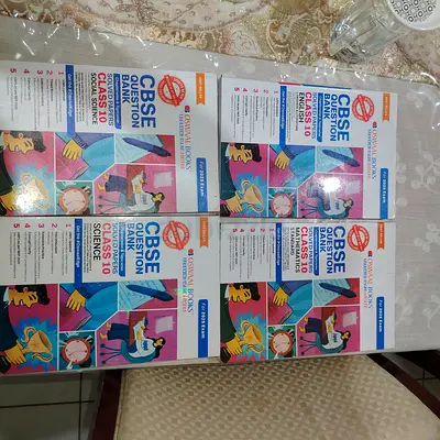 Set of CBSE Class 10 Science, maths, social studies, and English oswaal question bank 100 dhs all