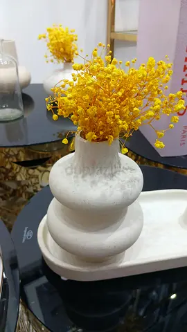 Chic Decorative Vase with Dried Flowers