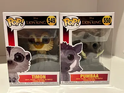 Funko Pop!: Lion King Movie Timon  Pumbaa Duo