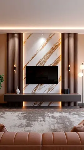 Feature wall tv unit