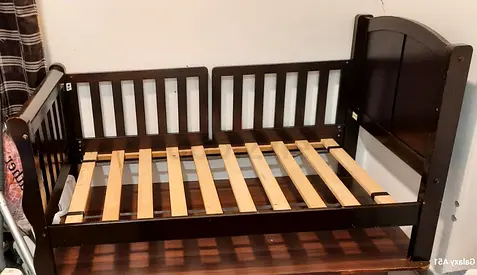 Sturdy Wooden Toddler Bed