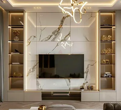 New modern tv wall