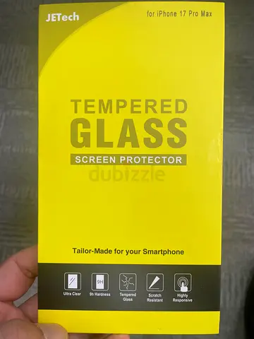 JETech Tempered Glass Screen Protector for iPhone 17 Pro Max