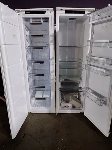 Smeg latest model brand new stock built-in fridge freezer set