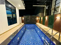 Directly from the owner: Corner villa with private pool next to the mosque. Freehold ownership avail
