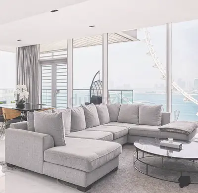 The one U shape sofa and