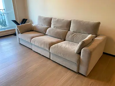 Cozy and Comfortable Gray Sofa for Sale