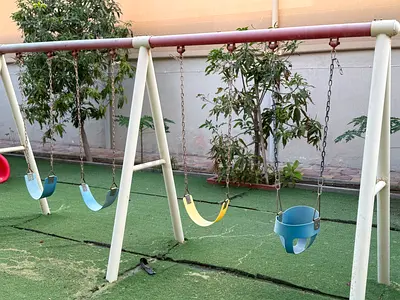 Sturdy Indoor/Outdoor Baby Swing Set