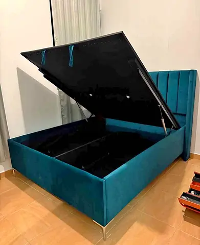 Brand new hydraulic storage bedVelvet Storage Bed for Sale
