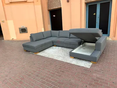 IKEA Srvoline l Shape Dark grey Sofa