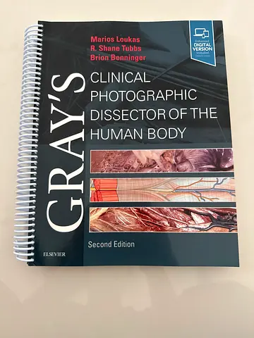 Med school book - GRAYS clinical photographic dissector of human body