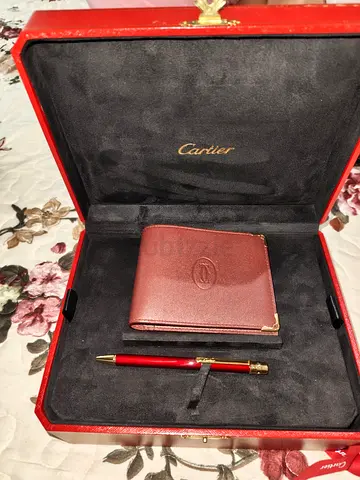 Cartier  - pen and wallet for men