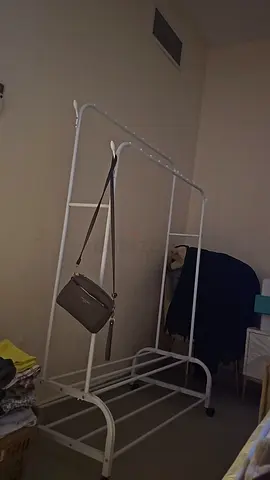 White Clothing Rack in Flawless Condition