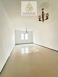 Annual rent in Ajman, Al Nuaimiya 3 area, near Dubai Islamic Bank. Two bedrooms, living room with ba