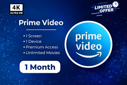 Prime Video 4K – 1 Month Plan (Single Device Access)