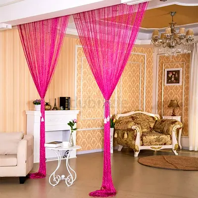 Chic Pink Sheer Curtains for a Stylish Touch