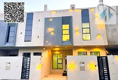 Villa for sale in Ajman, including registration and ownership fees, without down payment, freehold f