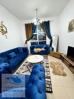 Fully furnished one-bedroom apartment for monthly rent in City Towers, Al Nuaimiya. Price: AED 3800,