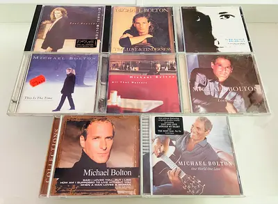 8 Michael Bolton Music CD’s