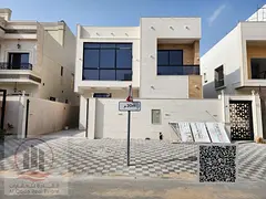 villa for sale in Ajman, Al Amerah area. 5 master bedrooms, majlis, living room, and maid's room