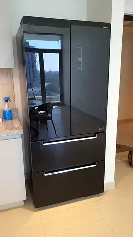 Teka brand French Type Refrigerator with digital display and two drawers