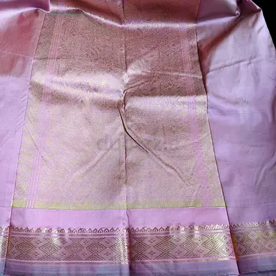 Elegant Kanjivaram Saree with Golden Border