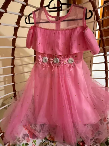 Cute Pink Tulle Dress for Kids