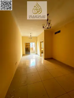 Annual rent in Ajman, Al Nuaimiya 1 area, near Al Hikma School. Family building. One bedroom apartme