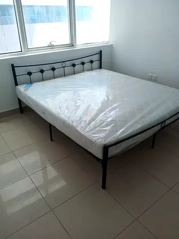 King size bed with mattress for sale