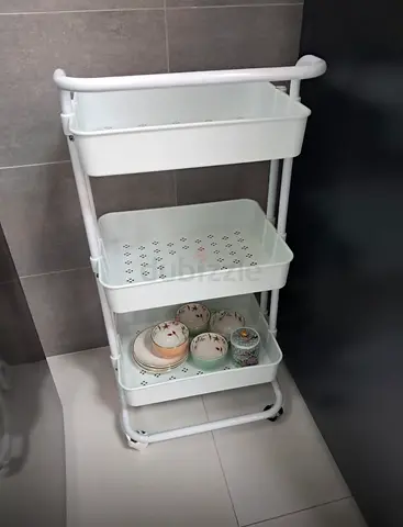 3-Tier Storage Cart for Bathroom or Kitchen