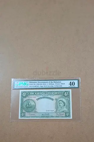 Rare 4 shilling Bahamas 1936 .. final price