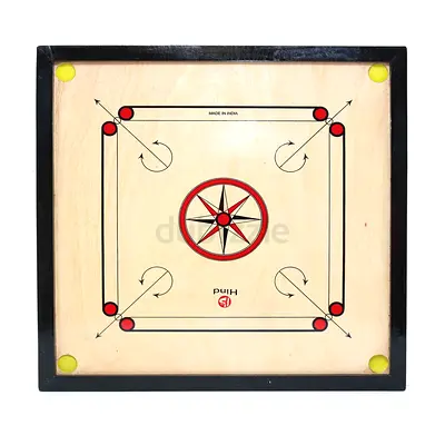 Traditional Indian Carrom Board Game