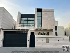 Luxury villa with excellent finishes in the Al Yasmin area, directly adjacent to Al Hamidiya Park -