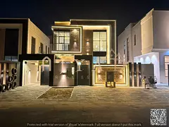 Luxury villa with excellent finishes in Al Yasmin area, directly next to Al Hamidiya Park - Freehold