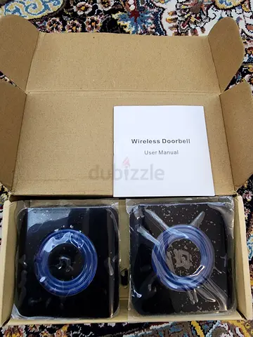 Wireless Doorbell, Doorbell IP65 Waterproof Twin Wall Plug-in Cordless Door Chime Kit with 400m Rang