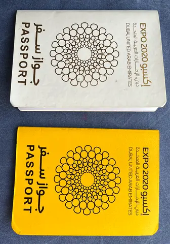Yellow And White Expo 2020 Passport