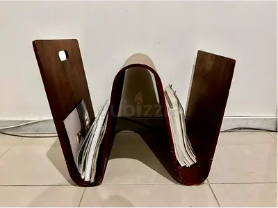 Stylish Wooden Magazine Holder