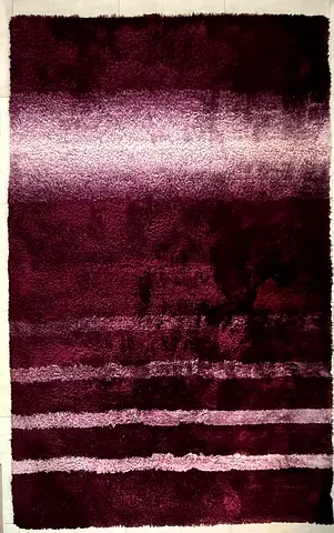 Elegant Purple Ombre Area Rug سجادة حديثة بلون البرغندي 180x 285 cm استخدام خفيف