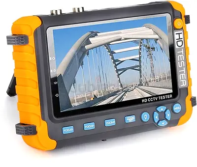 PEGATISAN CCTV Camera Tester HD Display Video Monitor AHD/TVI/CVI/CVBS IP Camera Test Coaxial